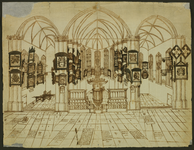206493 Interieur van de Nederlands Hervormde kerk te Montfoort: het hoofdkoor en de beide zijkoren gezien vanuit het ...